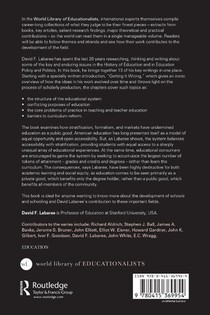 Education, Markets, and the Public Good achterzijde