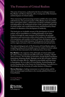 The Formation of Critical Realism achterzijde