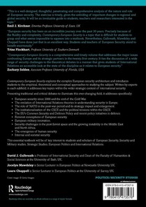 Contemporary European Security achterzijde