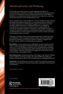 Interdisciplinarity and Wellbeing achterzijde