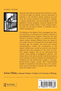 The Making of the Modern Child achterzijde
