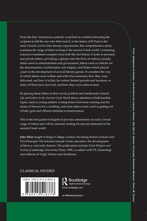 Life and Letters in the Ancient Greek World achterzijde