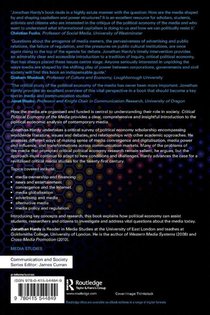 Critical Political Economy of the Media achterzijde