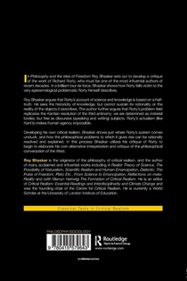 Philosophy and the Idea of Freedom achterzijde