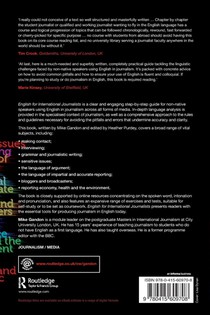 English for International Journalists achterzijde