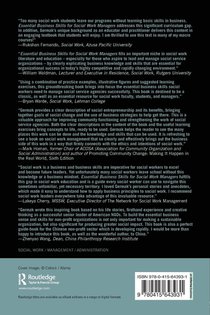 Essential Business Skills for Social Work Managers achterzijde
