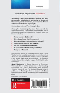 Philosophy: The Basics achterzijde