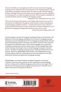 Second Language Learning and Language Teaching achterzijde
