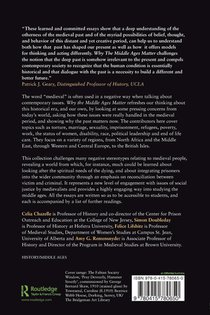 Why the Middle Ages Matter achterzijde