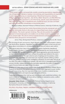 Theorizing Post-Conflict Reconciliation achterzijde