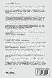 Law and Election Politics achterzijde