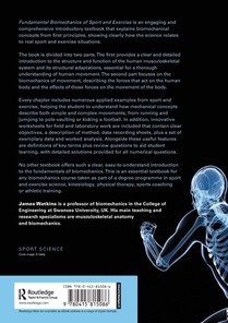 Fundamental Biomechanics of Sport and Exercise achterzijde