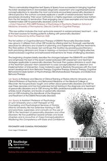 Cognitive Behavior Therapy of DSM-5 Personality Disorders achterzijde