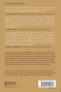 America's Grand Strategy and World Politics achterzijde