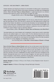 There is No Such Thing as a Natural Disaster achterzijde