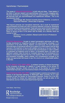 Advanced Hypnotherapy achterzijde