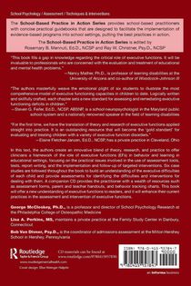 Assessment and Intervention for Executive Function Difficulties achterzijde