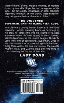 Dc Universe: Last Sons achterzijde
