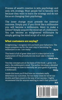 How to Grow Rich with The Millionaire Mind Script achterzijde