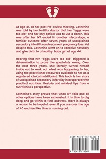Healing from Unexplained Secondary Infertility achterzijde
