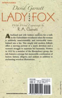 Lady Into Fox achterzijde