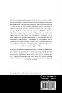 History and Illusion in Politics achterzijde