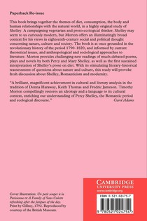 Shelley and the Revolution in Taste achterzijde