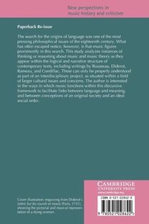 Music and the Origins of Language achterzijde