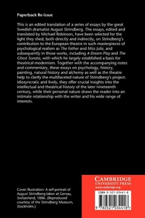 August Strindberg: Selected Essays achterzijde