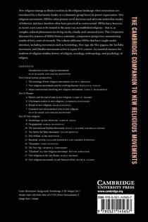 The Cambridge Companion to New Religious Movements achterzijde