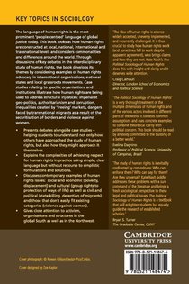 The Political Sociology of Human Rights achterzijde