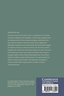 Toni Morrison and the Idea of Africa achterzijde