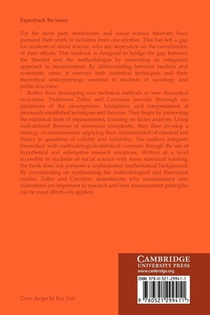 Measurement in the Social Sciences achterzijde