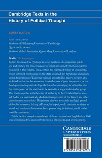 Bodin: On Sovereignty achterzijde