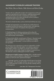 Management in English Language Teaching achterzijde