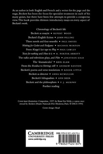 The Cambridge Companion to Beckett achterzijde
