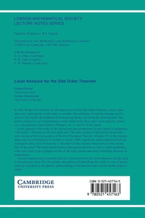 Local Analysis for the Odd Order Theorem achterzijde