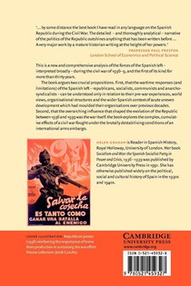The Spanish Republic at War 1936–1939 achterzijde