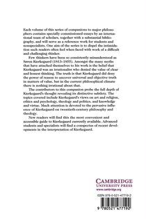 The Cambridge Companion to Kierkegaard achterzijde