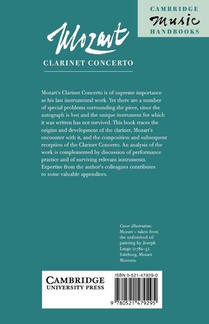 Mozart: Clarinet Concerto achterzijde