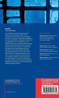 Plato: 'The Republic' achterzijde