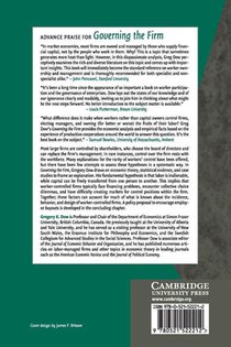 Governing the Firm achterzijde