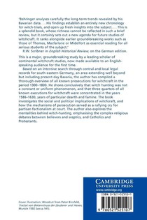 Witchcraft Persecutions in Bavaria achterzijde