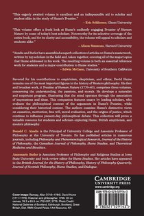 The Cambridge Companion to Hume's Treatise achterzijde