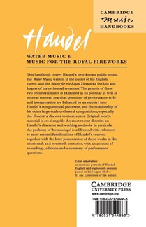 Handel: Water Music and Music for the Royal Fireworks achterzijde