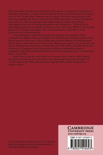 Stalin, Siberia and the Crisis of the New Economic Policy achterzijde