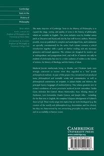 Medieval Jewish Philosophical Writings achterzijde