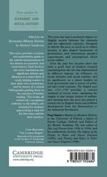 The English Poor Law, 1531–1782 achterzijde