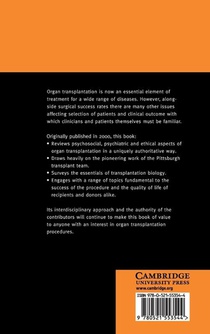 The Transplant Patient achterzijde