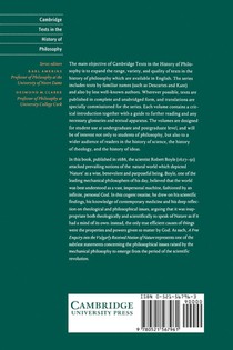 Robert Boyle: A Free Enquiry into the Vulgarly Received Notion of Nature achterzijde